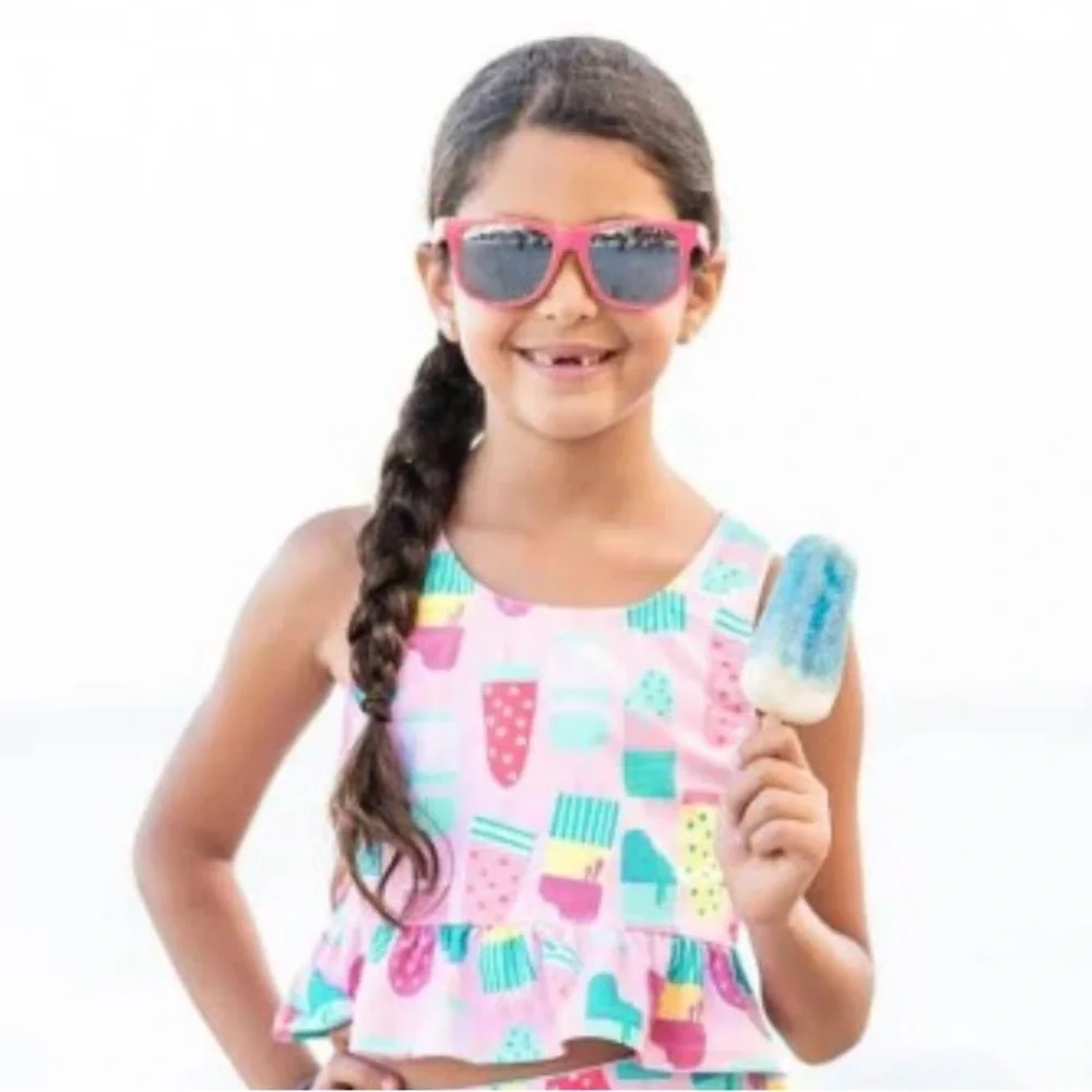 Ruffle Butts Pink Kids Sunglasses